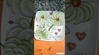 Фото Cucumber Salad Decoration Ideas|| Cucumber Rose ||Carving || Garnish 🤩👌#shortsvideo #shortsviral