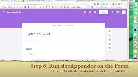 How to use Autocrat & DocAppender to Track Learning Skills