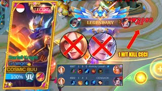 GLOBAL GRANGER VS LANCELOT CECILION!! INSANE DAMAGE GRANGER 1 HIT KILL CECI + AGRESIF GAME!!