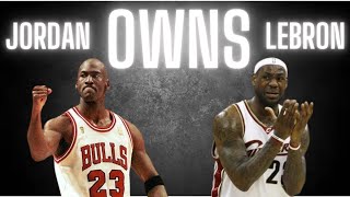 Jordan OWNS LeBron...A Complete Playoff DESTRUCTION