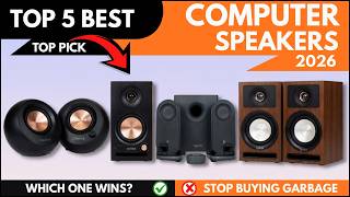 Best Computer Speakers for 2026 | Top 5 Picks for Budget, Gaming, Studio & Audiophile