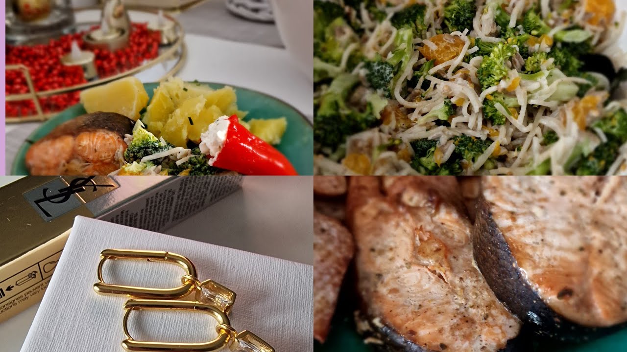 Салат из брокколи с мандаринами . Наши подарки. Подарок от фирмы🤦‍♀️