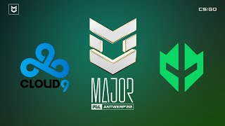 [4K] Cloud9 vs Imperial – Map 1 Overpass - PGL Major Antwerp 2022
