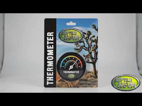 Термогигрометр для террариума Reptile Nova круглый 7,5 см, видео 1