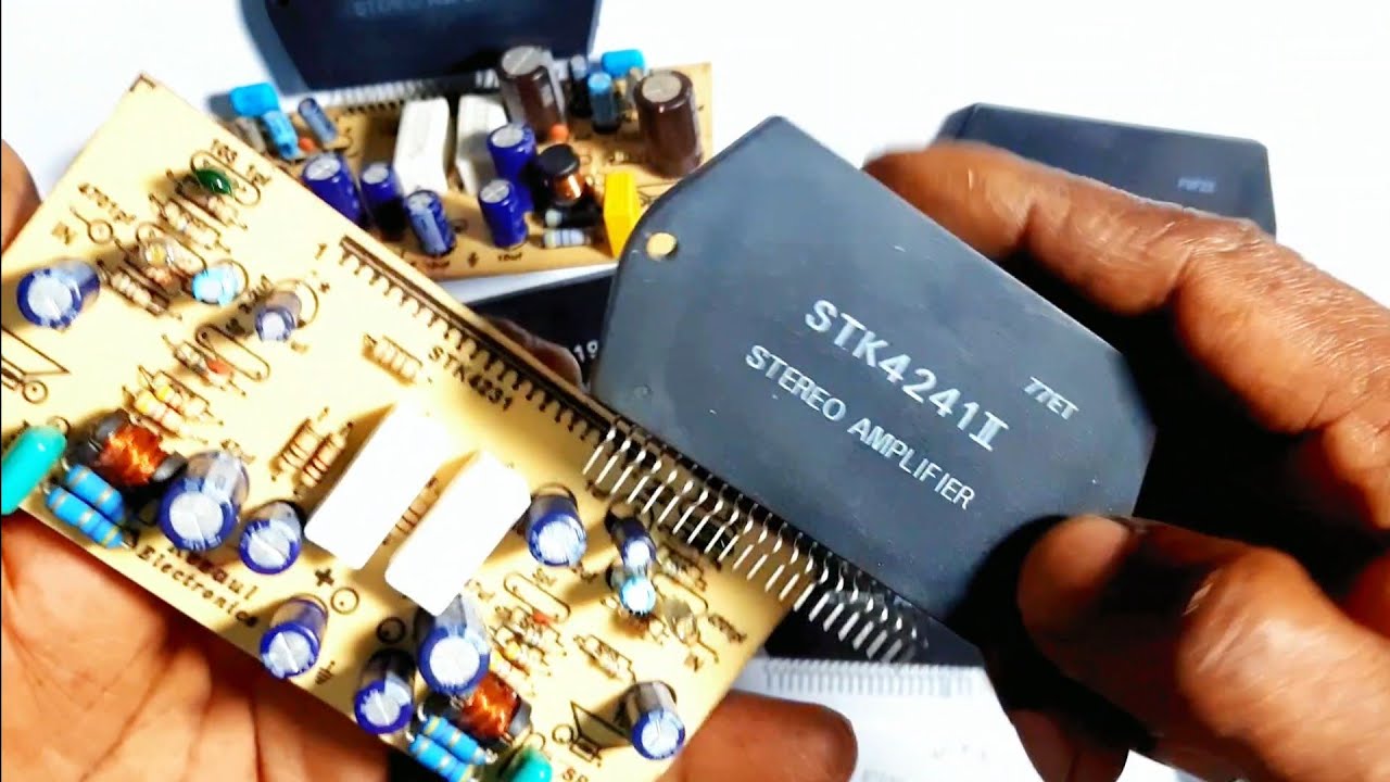 Stk 4231 45volt 0 45volt Ac 100w+100w Aluminian Hitchin 8Inch 3Inch