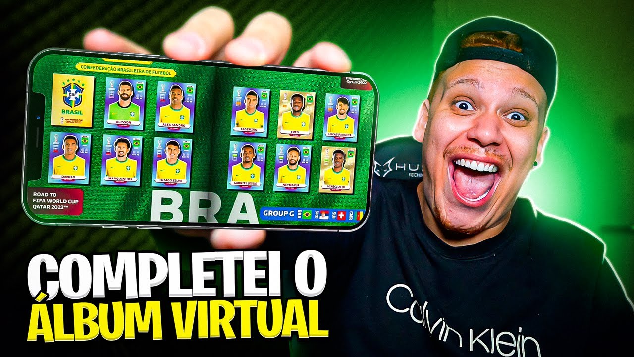 COMPLETEI O ÁLBUM VIRTUAL DA COPA DO MUNDO EM 24 HORAS (COPA 2022)
