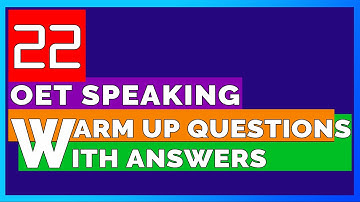 OET WARMUP QUESTIONS WITH ANSWERS | MIHIRAA