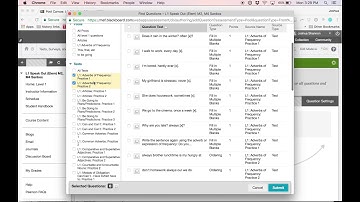 How to create pools and export tests in Blackboard from existing tests