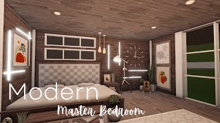 Modern Master Bedroom || Bloxburg Roblox || VeryBerry