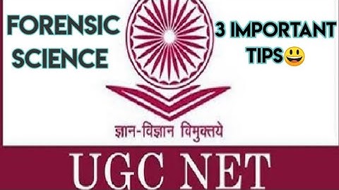 NTA UGC NET- FORENSIC SCIENCE || 3 BASIC YET IMPORTANT TIPS|| CAUSIS FORENSIBUS ||