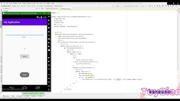 Android Studio  - Horizontal Progressbar Change on Button Click