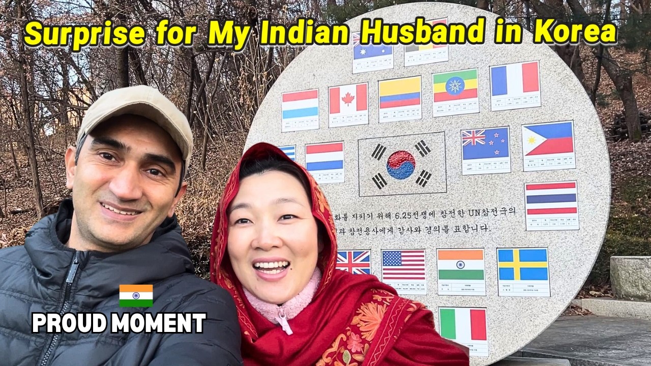 A Beautiful Surprise for My Indian Husband in Korea 🇮🇳🇰🇷