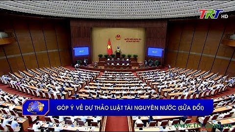 Góp ý về dự thảo Luật Tài nguyên nước (sửa đổi)