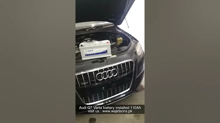 Audi Q7 Battery installed.