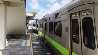 8787A次GE405十EMU920迴送緩慢通過台中港車站