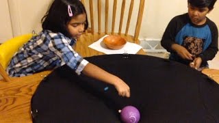 Einstein's General Relativity explained by a 1st Grader