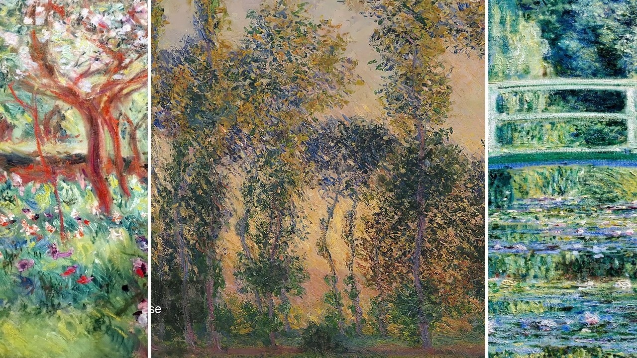 Claude Monet TV — Silent Art Gallery · September 14 Morning | Poplars at Giverny Sunr… & others