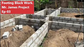 Building in Ghana | Ep-03 | 5-Bedroom House | Footing Block Work | Mr. James Project | #dreamhome screenshot 1
