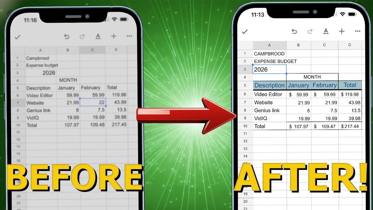 The Fastest Way To Learn Google Sheets Using Mobile Phone! - YouTube