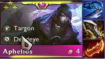 TFT SET 9: ⭐⭐⭐Star Aphelios Targon/Freljord comp destroys everything!