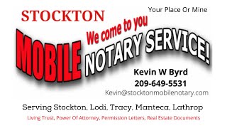 Stockton Mobile Notary Service 👉 Notary Public Near Me