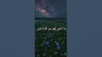 أرح قلبك 🤍 || فلا تعلم نفس ما أخفي لهم من قرة أعين 🤍 || القارئ عبد الرحمن مسعد 🌸