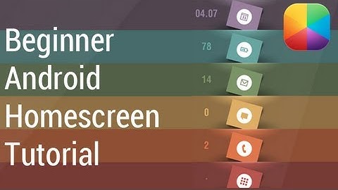 Mini Tabs (by pytacz) - Beginner Android Homescreen Tutorial