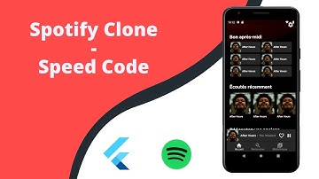 Speed Code Flutter - Spotify Clone Design UI - FR