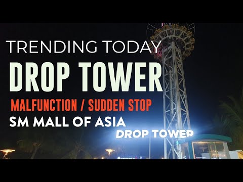 Part 4 SM Mall OF ASIA (Trending today drop tower rides mulfunctioning 31 July 2022) sudden stop