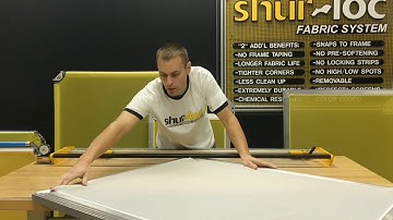 How To Stretch A 22.5° Fabric On The EZ Frame