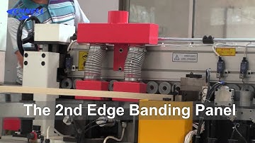 Working show of Schnell Automatic Edge Banding Machine FZ-55C
