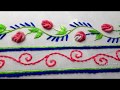 Hand embroidery beautiful border design