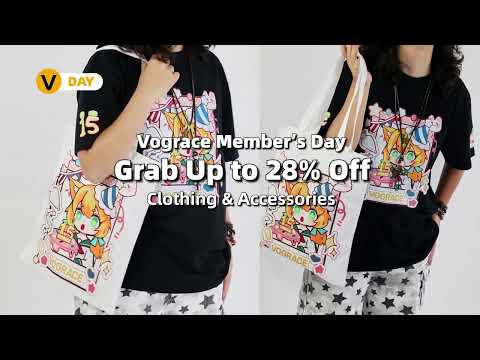 Vograce Member's Day- Grab Up to 28% Off Clothing & Accessories+ Double Points August 10th-11th(PDT)