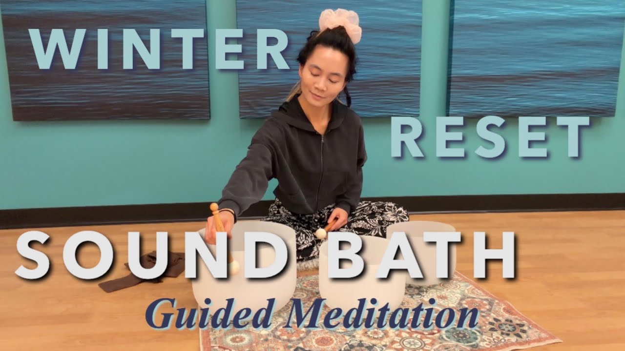 Guided Meditation Sound Bath | Cozy Winter Meditation #meditation # ...