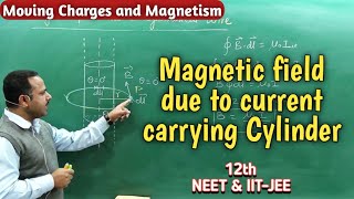 Magnetic field due to current carrying Cylinder | 12th | Physics handwritten notes #cbse
