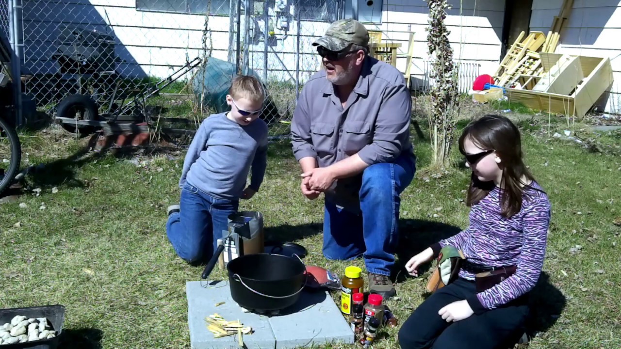 Cooking a roast in a Camp Chef Dutch Oven - YouTube