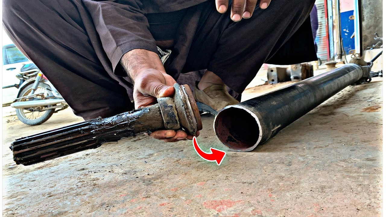 Poplar shaft splain repair poplar shaft amazing pk mechanical and technology YouTube