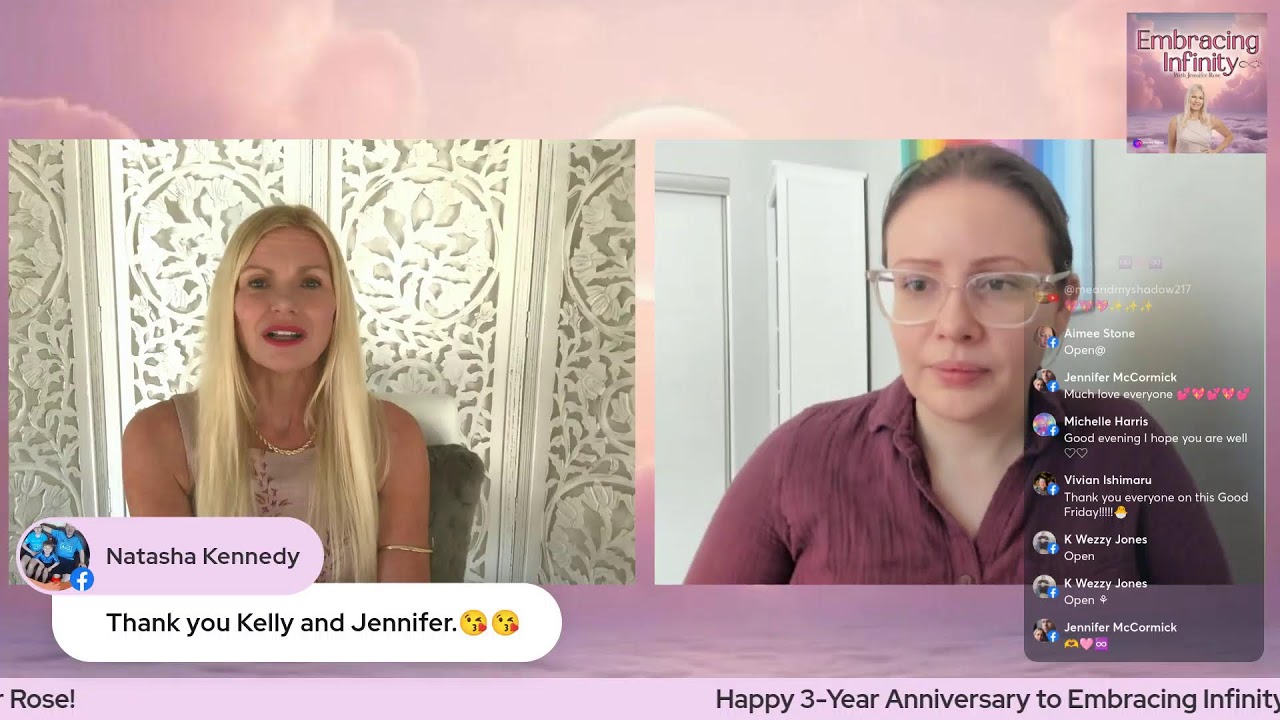 Embracing Infinity - S.3 E.1 Anniversary Special With Guest Kelly Brickel - Psychic Medium