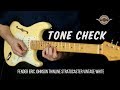 TONE CHECK: Fender Eric Johnson Thinline Stratocaster Maple Fingerboard Vintage White