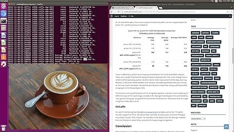 Caffe Deep Learning Framework - NVIDIA Jetson TX2