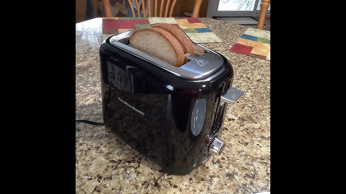 Hamilton Beach 2 Slice Toaster with Extra-Wide Slots, Black, 22217