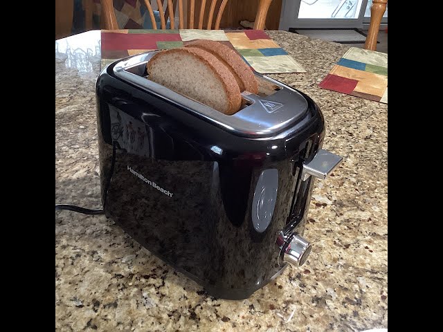 Hamilton Beach 2 Slice Toaster with Extra-Wide Slots, Black, 22217