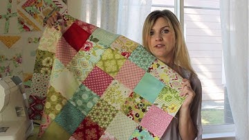 Patchwork: Chain Piecing and Nesting Seams How To |