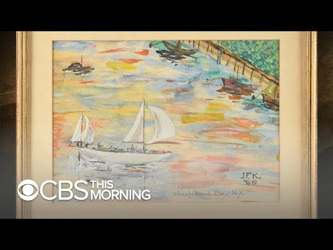 Jfk Watercolors Go Up For Auction