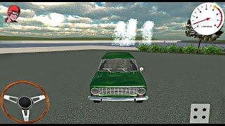 Russian Classic Car Simulator - Green car in the daytime - Android GamePlay screenshot 5