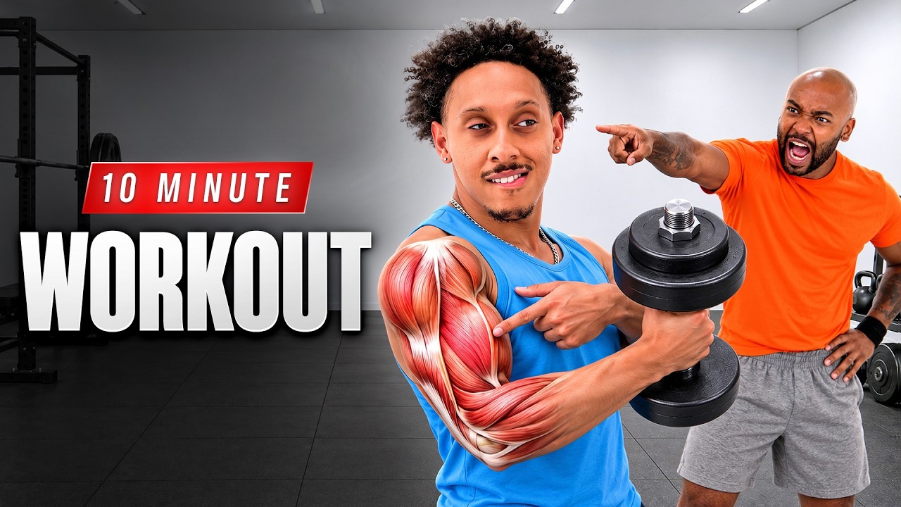 10 Minute Full Body Workout At Home - No Equipment - YouTube