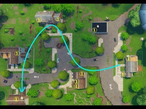 Fortnite ソルティ スプリングスの全宝箱取得ルート Route To Get All Chest In Salty Springs Youtube