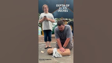 Hands Only CPR Adult Compressions Demo