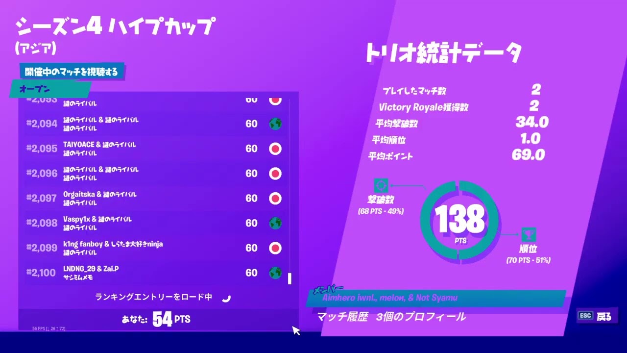 フォートナイトハイプカップ Youtube