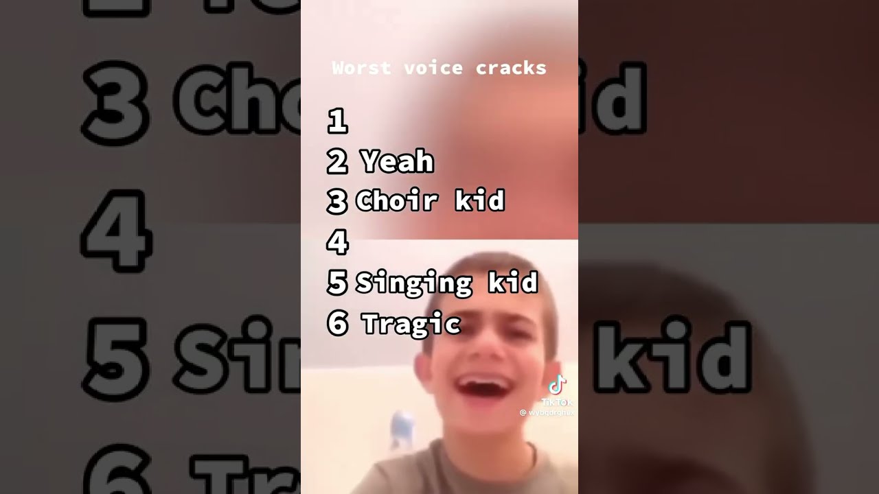 Top Six Worst Voice Cracks